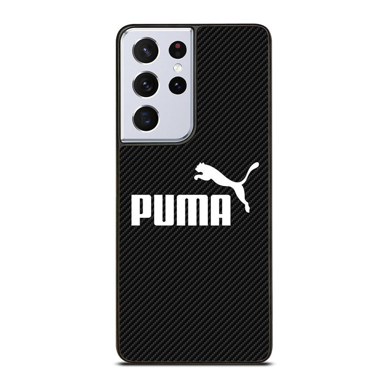 PUMA CARBON LOGO Samsung Galaxy S21 Ultra Case Cover