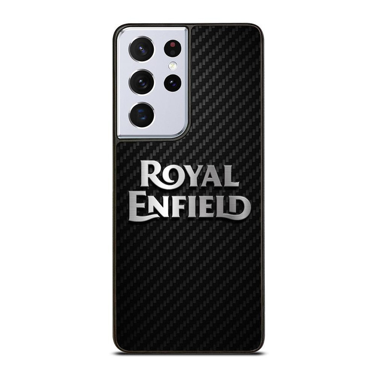 ROYAL ENFIELD CARBON LOGO Samsung Galaxy S21 Ultra Case Cover