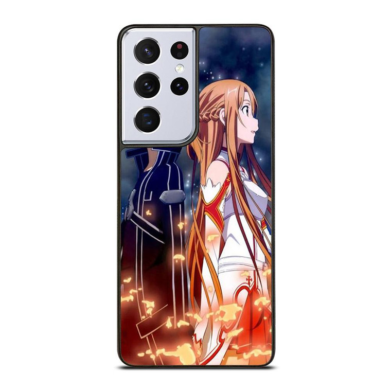 SWORD ART ONLINE KIRITO AND ASUNA 2 Samsung Galaxy S21 Ultra Case Cover