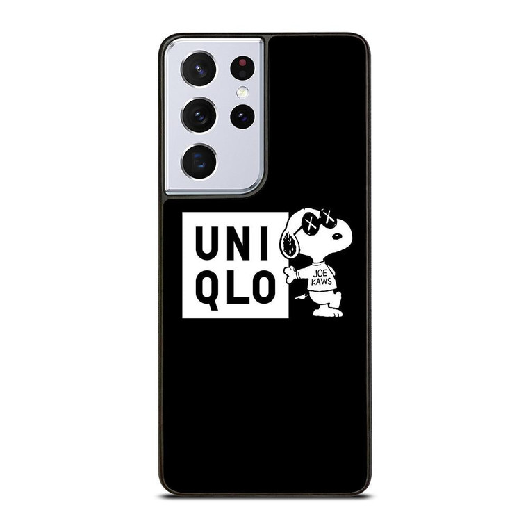 UNIQLO SNOOPY LOGO Samsung Galaxy S21 Ultra Case Cover