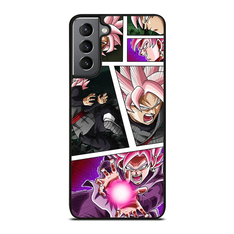 BLACK GOKU SS ROSE COLLAGE Samsung Galaxy S21 Plus Case Cover