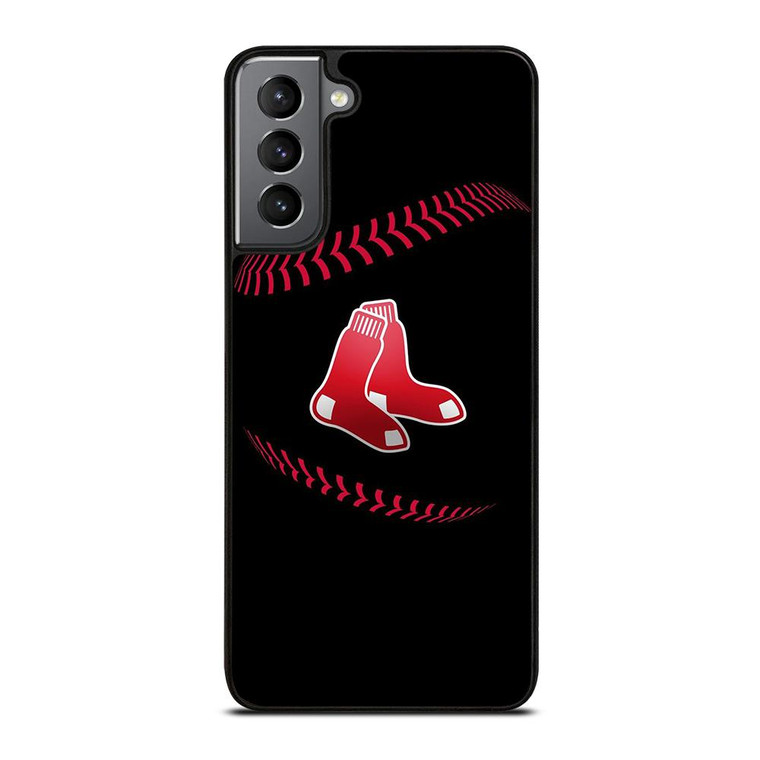 BOSTON RED SOX BLACK LOGO Samsung Galaxy S21 Plus Case Cover