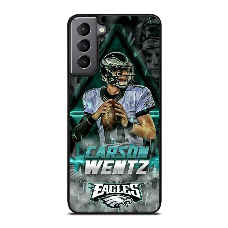 CARSON WENTZ EAGLES 2 Samsung Galaxy S21 Plus Case Cover