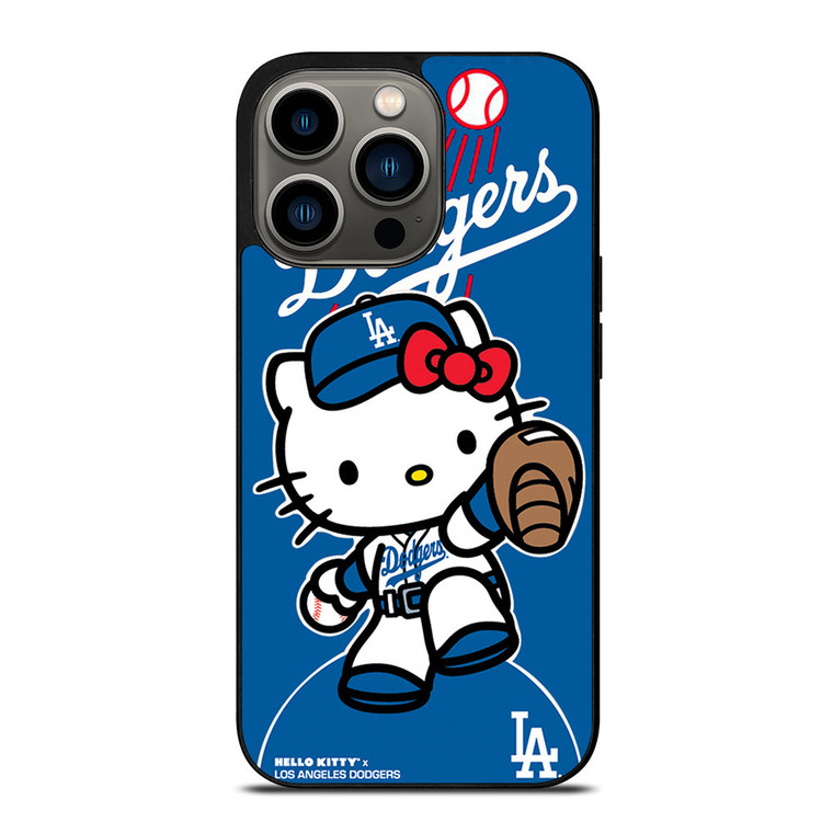 LA DODGERS HELLO KITTY 1 iPhone 13 Pro Case Cover