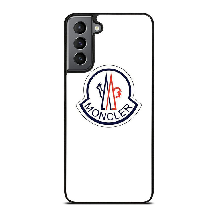 MONCLER LOGO WHITE Samsung Galaxy S21 Plus Case Cover