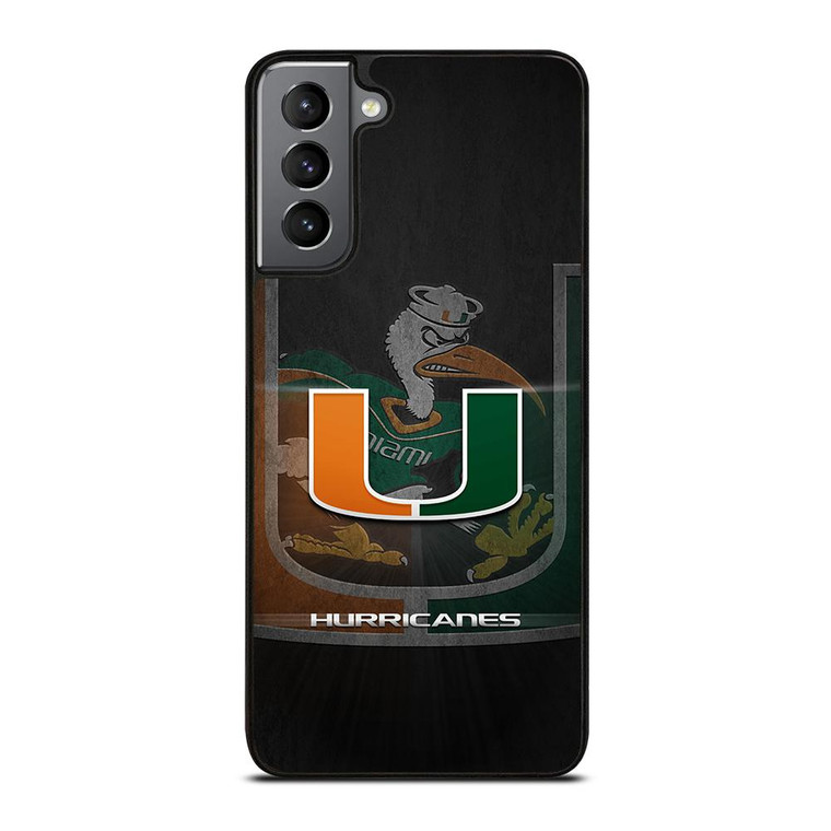 MIAMI HURRICANES UM 1 Samsung Galaxy S21 Plus Case Cover