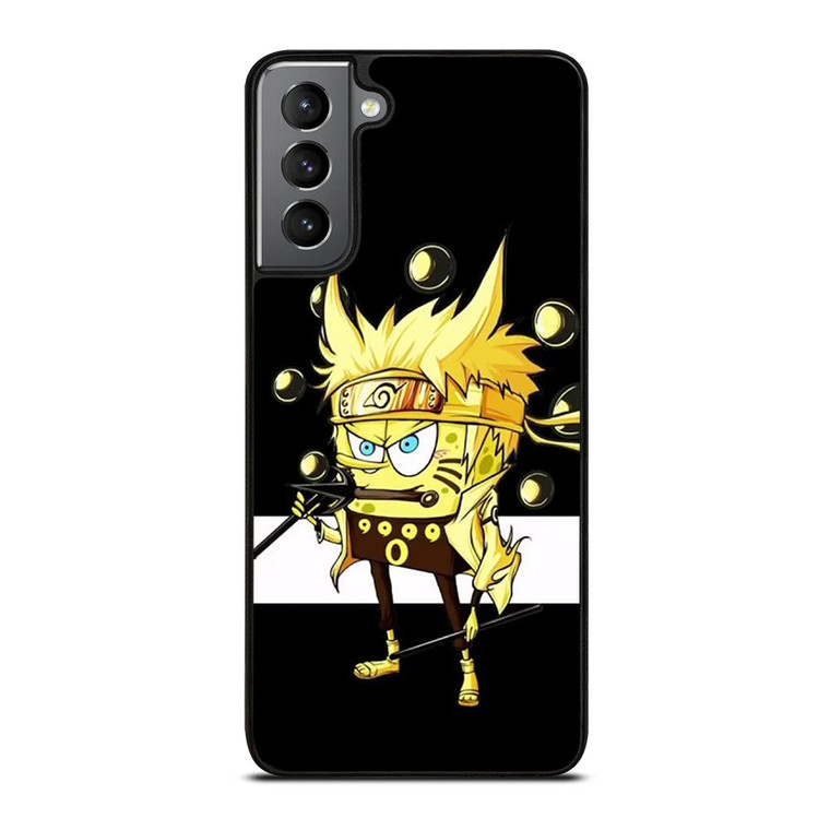 SPONGEBOB NARUTO KONOHA Samsung Galaxy S21 Plus Case Cover