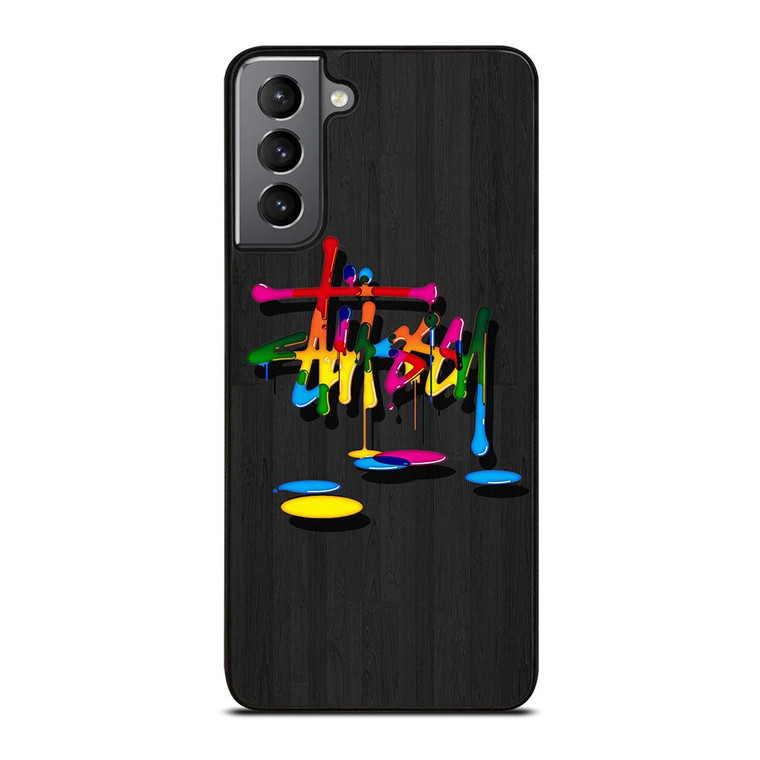 STUSSY PAINT LOGO Samsung Galaxy S21 Plus Case Cover