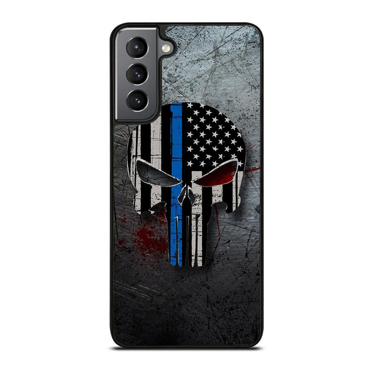 THIN BLUE LINE PUNISHER Samsung Galaxy S21 Plus Case Cover