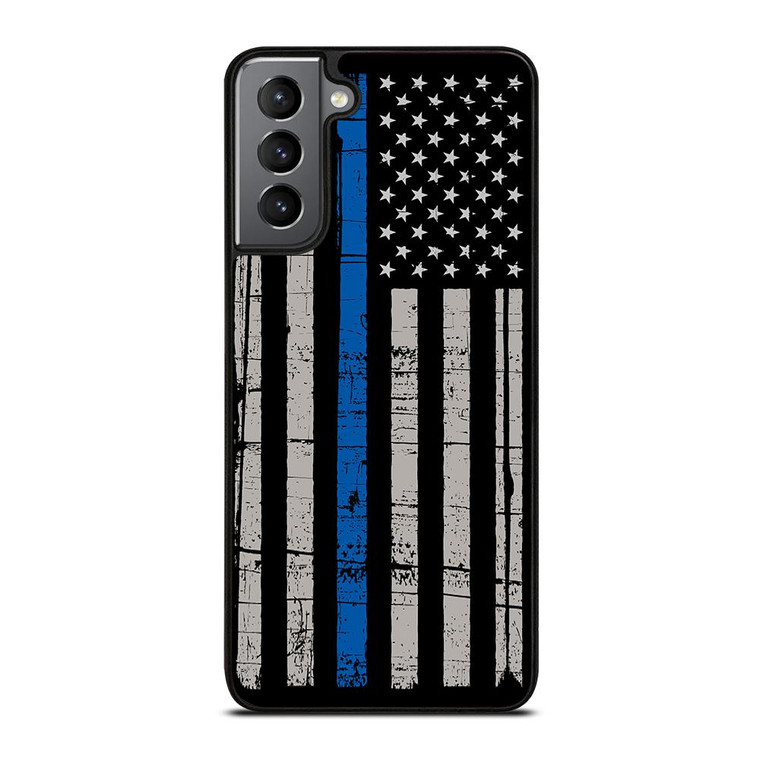 THIN BLUE LINE USA Samsung Galaxy S21 Plus Case Cover