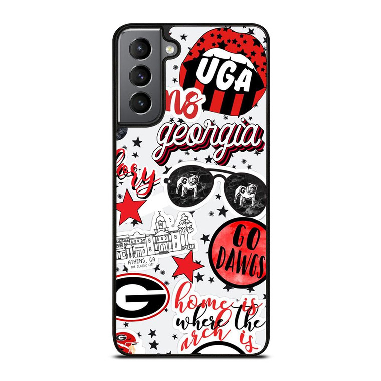 UNIVERSITY GEORGIA BULLDOGS UGA Samsung Galaxy S21 Plus Case Cover