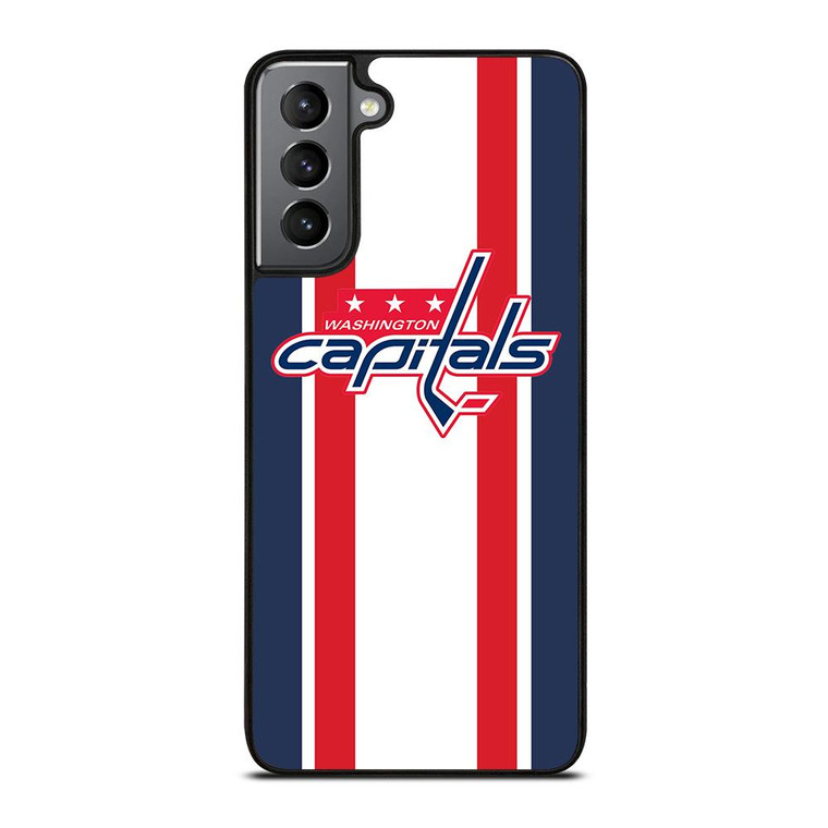 WASHINGTON CAPITALS STRIPE Samsung Galaxy S21 Plus Case Cover