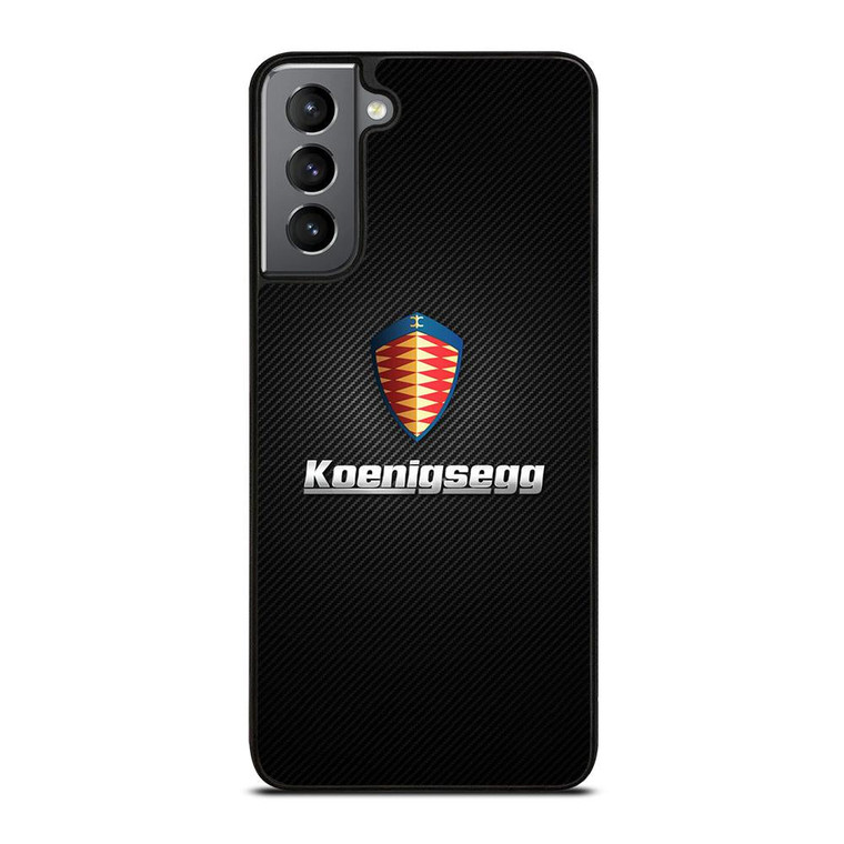 KOENIGSEGG CARBON LOGO Samsung Galaxy S21 Plus Case Cover
