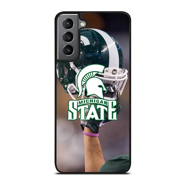 MICHIGAN STATE SPARTANS Samsung Galaxy S21 Plus Case Cover MICHIGAN STATE SPARTANS Samsung Galaxy S21 Plus Case Cover