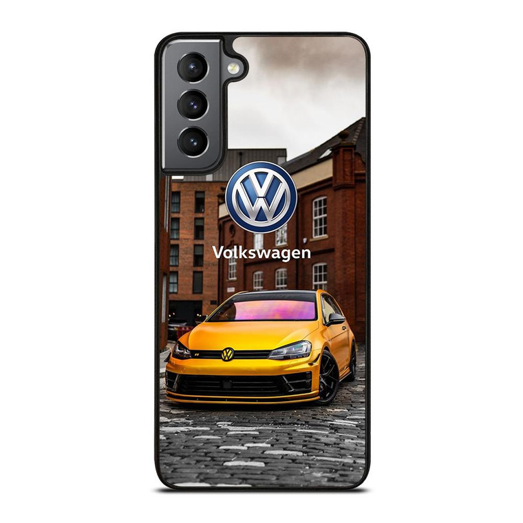 VW VOLKSWAGEN GTI CAR YEELOW Samsung Galaxy S21 Plus Case Cover