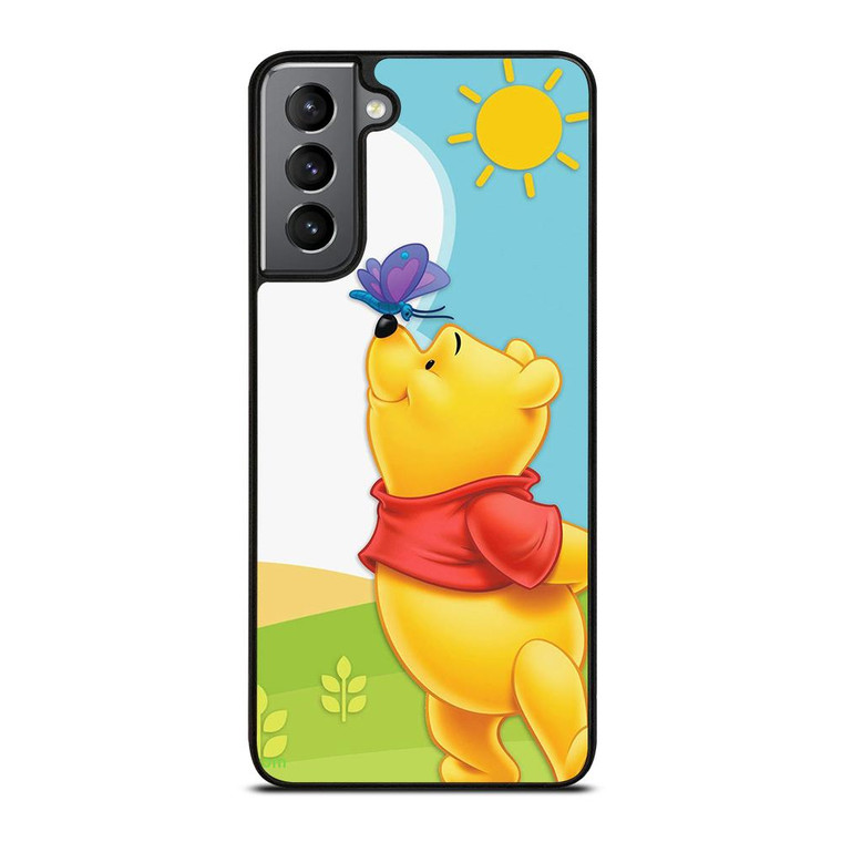 WINNIE THE POOH BUTTERFLY Samsung Galaxy S21 Plus Case Cover