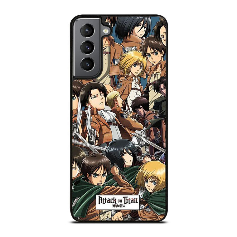 ATTACK ON TITAN ALL CHARACTER Samsung Galaxy S21 Plus Case Cover