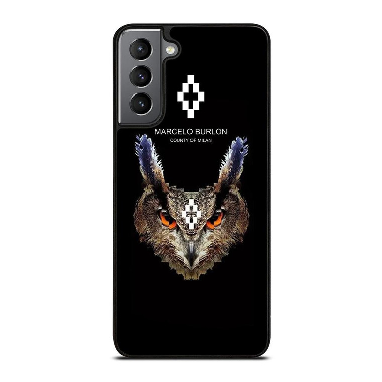 MARCELO BURLON OWL Samsung Galaxy S21 Plus Case Cover