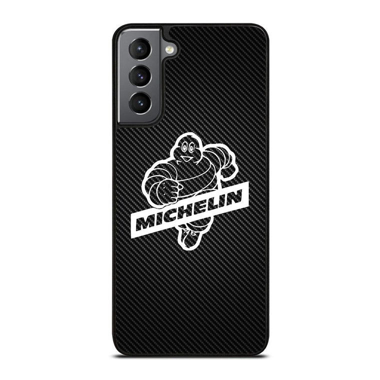 MICHELIN TIRE LOGO CARBON 2 Samsung Galaxy S21 Plus Case Cover