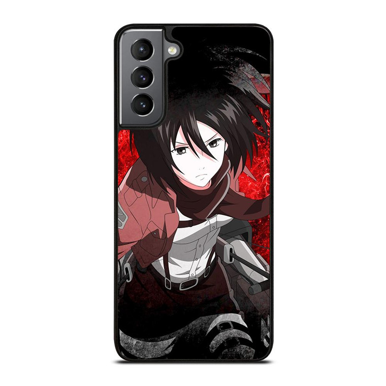 MIKASA ACKERMAN ATTACK ON TITAN 2 Samsung Galaxy S21 Plus Case Cover