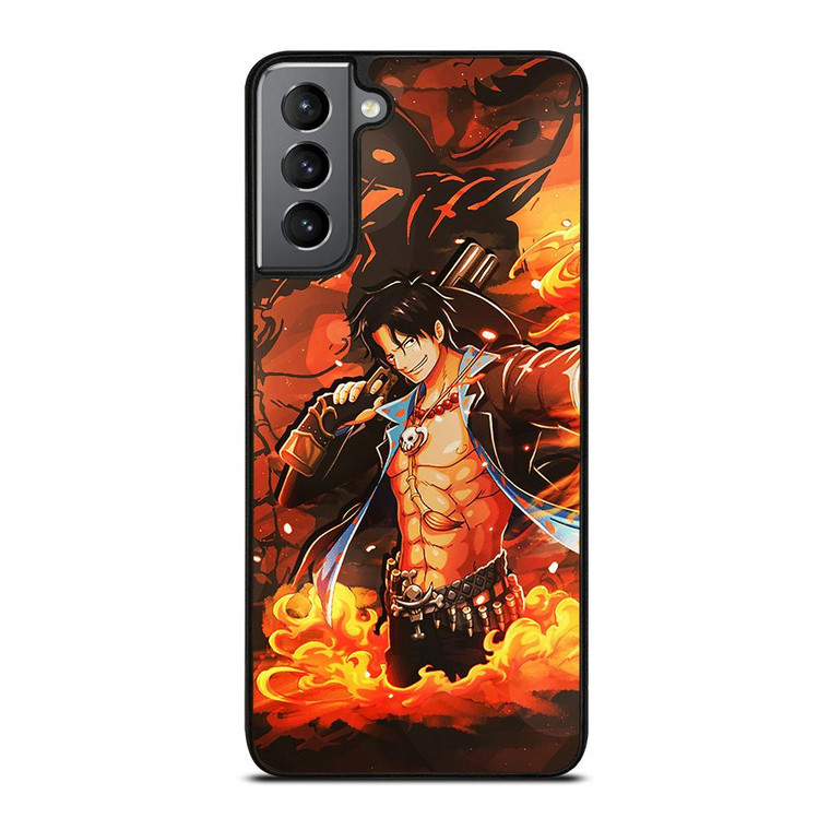 PORTGAS D ACE ONE PIECE Samsung Galaxy S21 Plus Case Cover