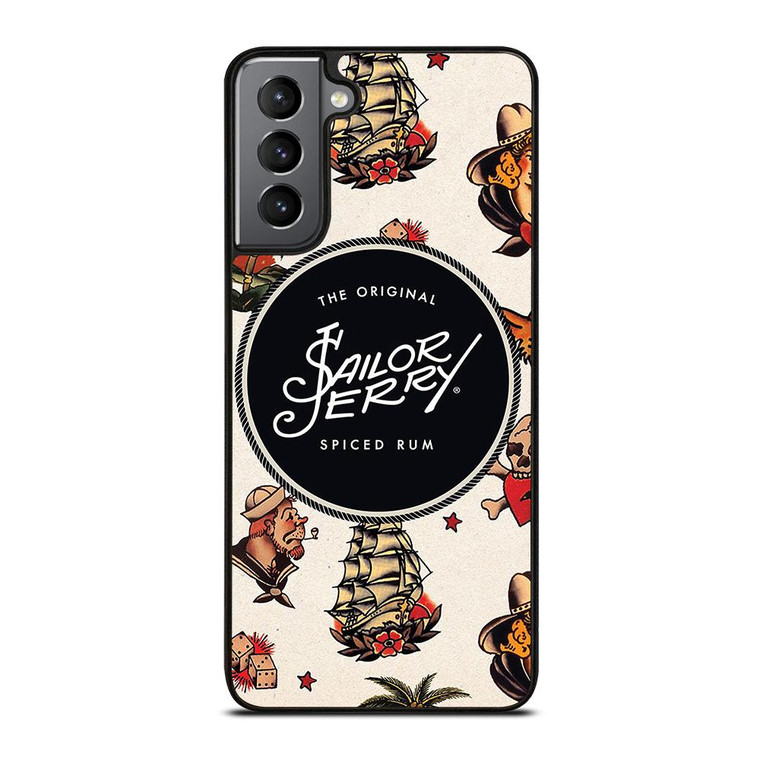 SAILOR JERRY PATTERN Samsung Galaxy S21 Plus Case Cover