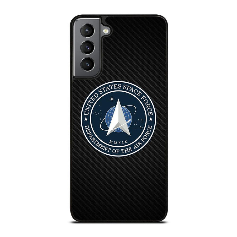 UNITED STATES SPACE CORPS USSC CARBON LOGO Samsung Galaxy S21 Plus Case Cover