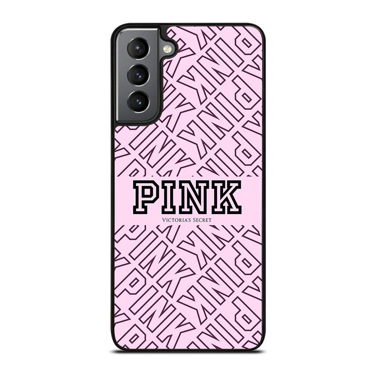 VICTORIA'S SECRET PINK LOGO PATTERN Samsung Galaxy S21 Plus Case Cover