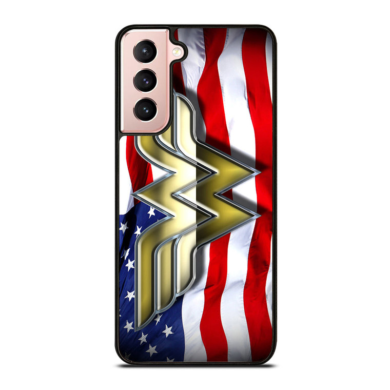 WONDER WOMAN AMERICAN Samsung Galaxy S21 Case Cover