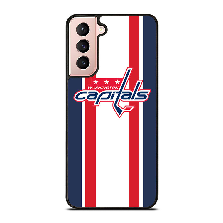 WASHINGTON CAPITALS STRIPE Samsung Galaxy S21 Case Cover