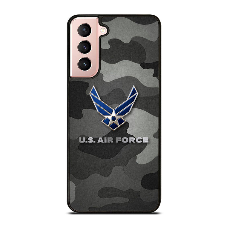 US AIR FORCE CAMO LOGO  Samsung Galaxy S21 Case Cover