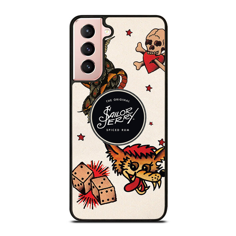 SAILOR JERRY TATTOO LOGO Samsung Galaxy S21 Case Cover