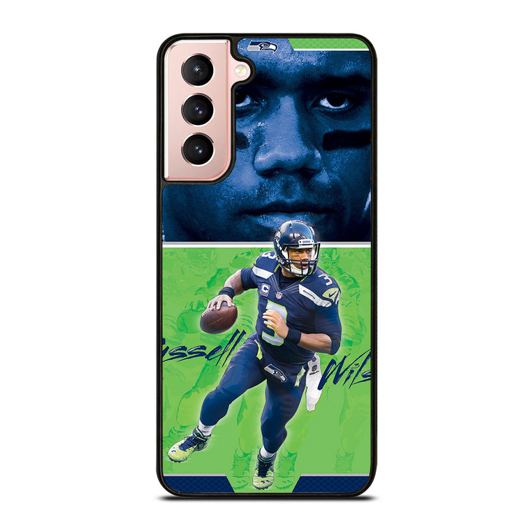 RUSSELL WILSON SEAHAWKS FOOTBALL Samsung Galaxy S21 Case Cover
