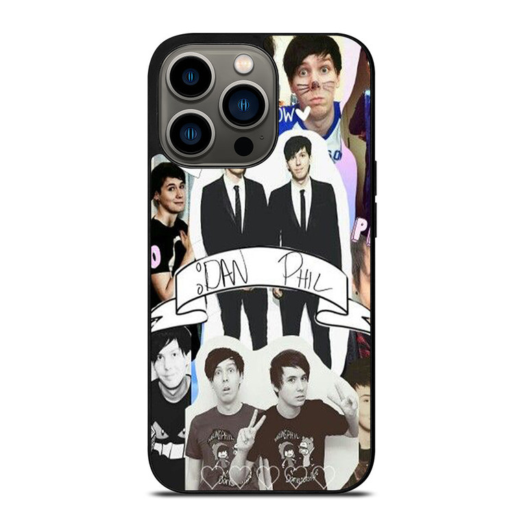 DAN AND PHIL COLLAGE iPhone 13 Pro Case Cover