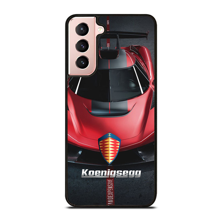 KOENIGSEGG RED CAR Samsung Galaxy S21 Case Cover