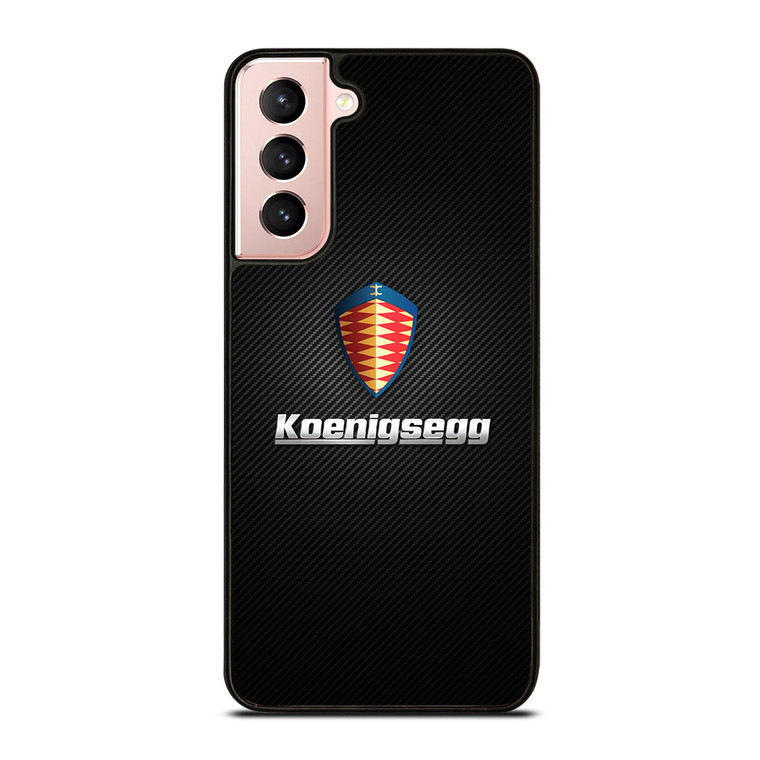 KOENIGSEGG CARBON LOGO Samsung Galaxy S21 Case Cover