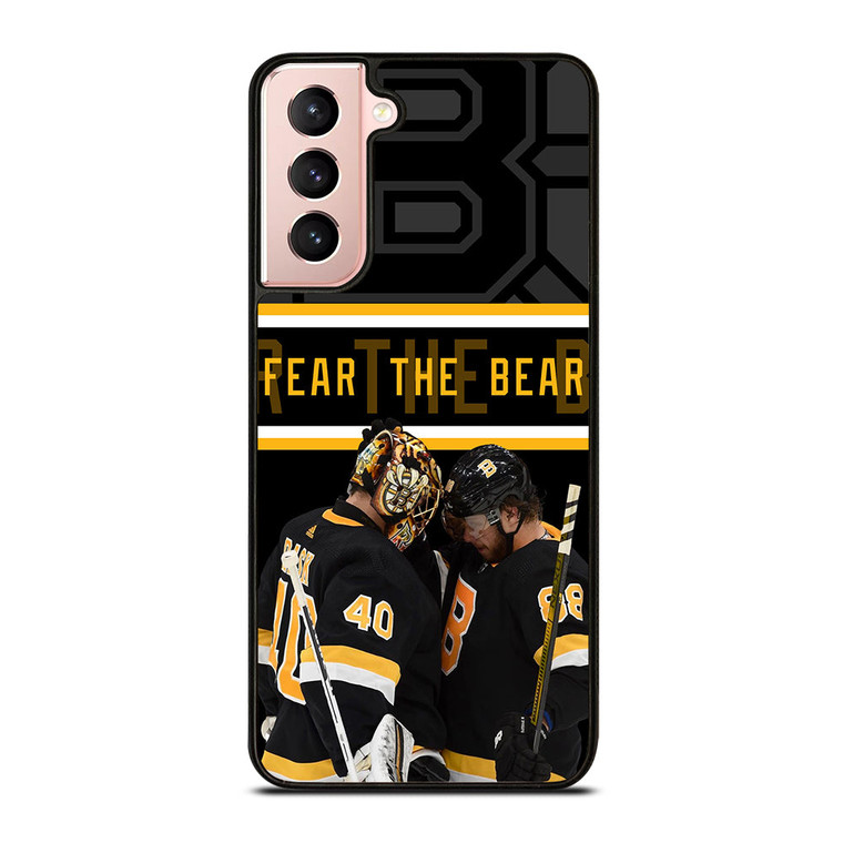 BOSTON BRUINS FEAR THE BEAR Samsung Galaxy S21 Case Cover