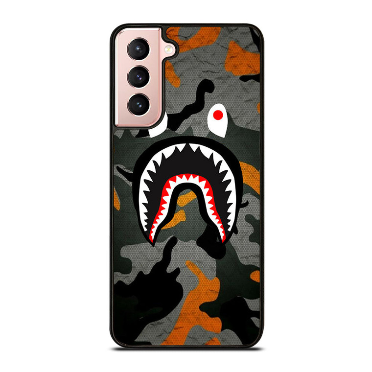 BAPE SHARK CAMO 1 Samsung Galaxy S21 Case Cover