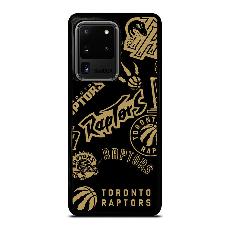 TORONTO RAPTORS LOGO COLLAGE Samsung Galaxy S20 Ultra Case Cover
