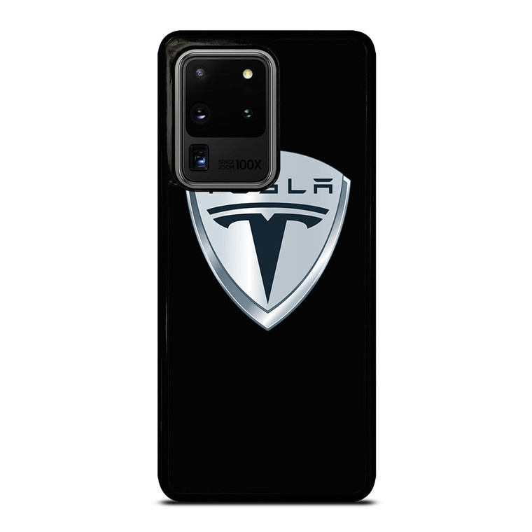 TESLA BLACK LOGO Samsung Galaxy S20 Ultra Case Cover