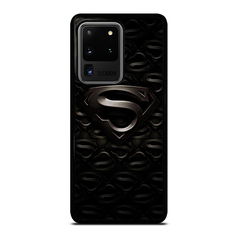 SUPERMAN BLACK LOGO Samsung Galaxy S20 Ultra Case Cover