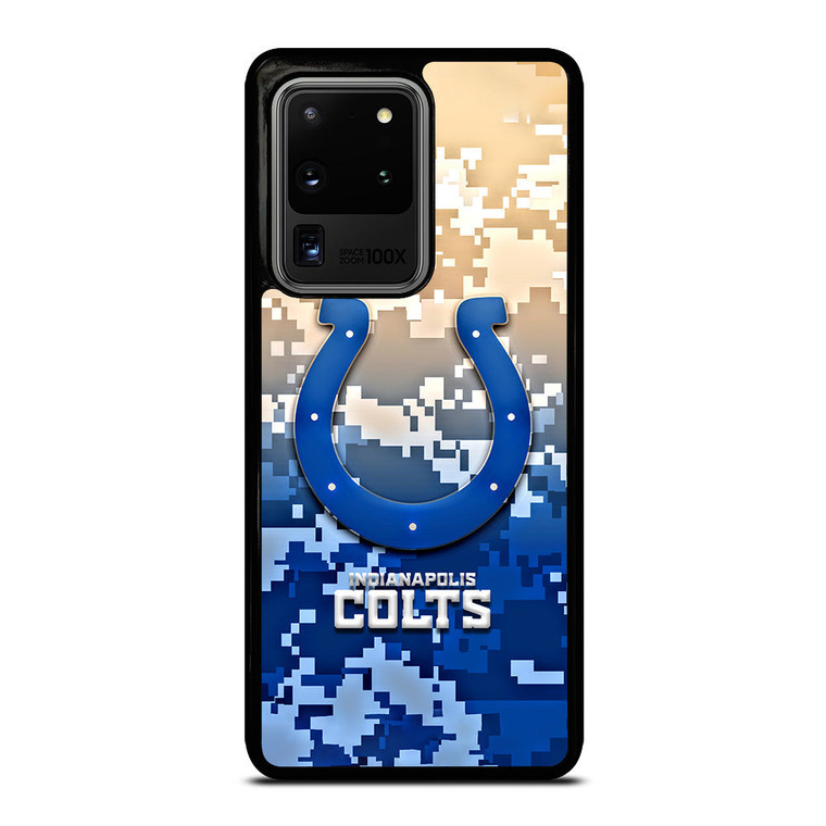 INDIANAPOLIS COLTS CAMO LOGO Samsung Galaxy S20 Ultra Case Cover INDIANAPOLIS COLTS CAMO LOGO Samsung Galaxy S20 Ultra Case Cover