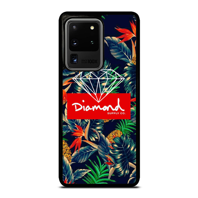 DIAMOND SUPPLY CO FLORAL LOGO Samsung Galaxy S20 Ultra Case Cover