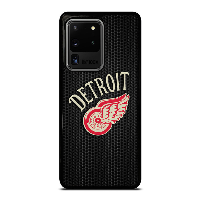 DETROIT RED WINGS METAL LOGO Samsung Galaxy S20 Ultra Case Cover