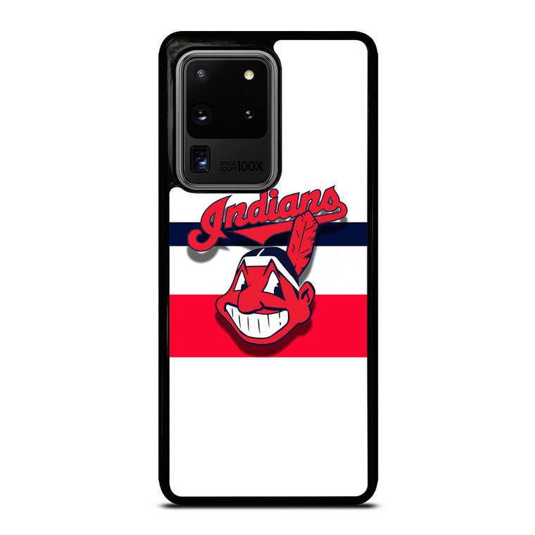 CLEVELAND INDIANS STRIPE LOGO Samsung Galaxy S20 Ultra Case Cover