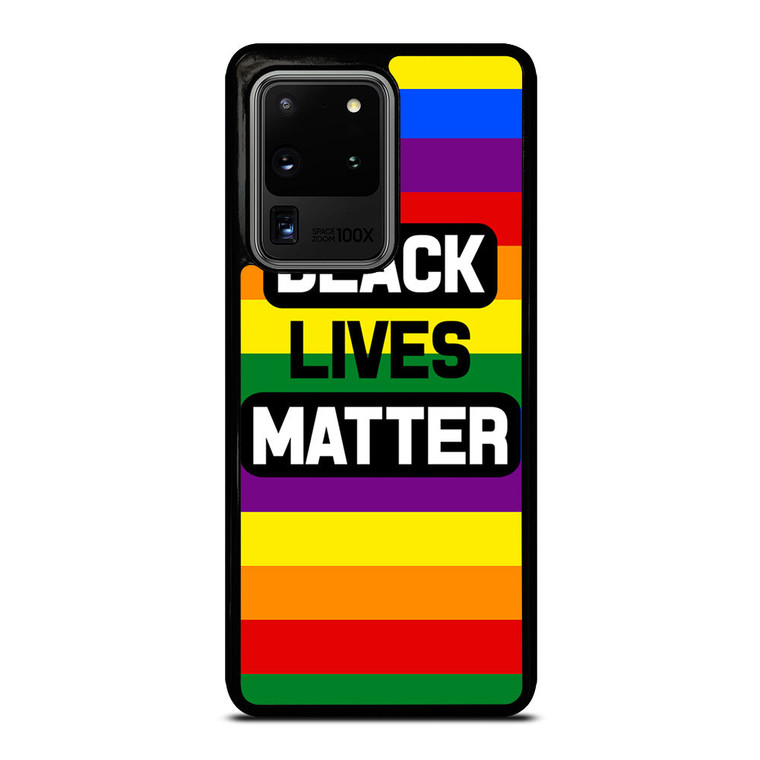 BLACK LIVES MATTER RAINBOW Samsung Galaxy S20 Ultra Case Cover