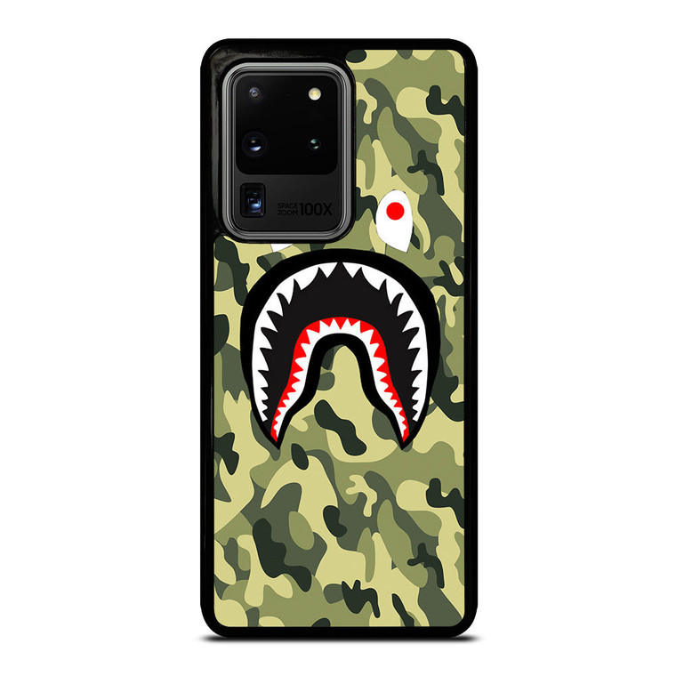 BAPE SHARK CAMO 2 Samsung Galaxy S20 Ultra Case Cover