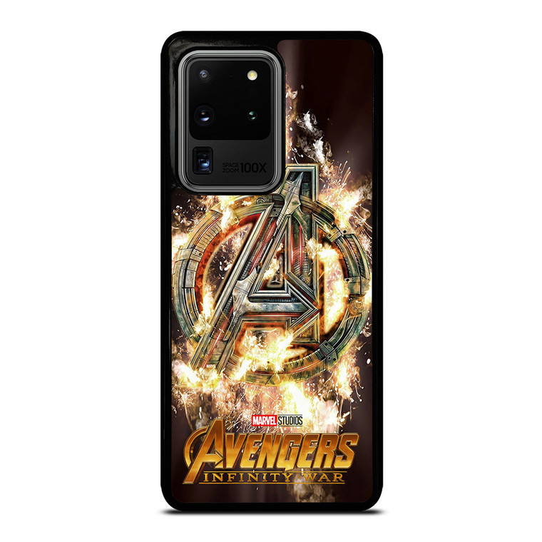 AVENGERS INFINITY WAR LOGO Samsung Galaxy S20 Ultra Case Cover