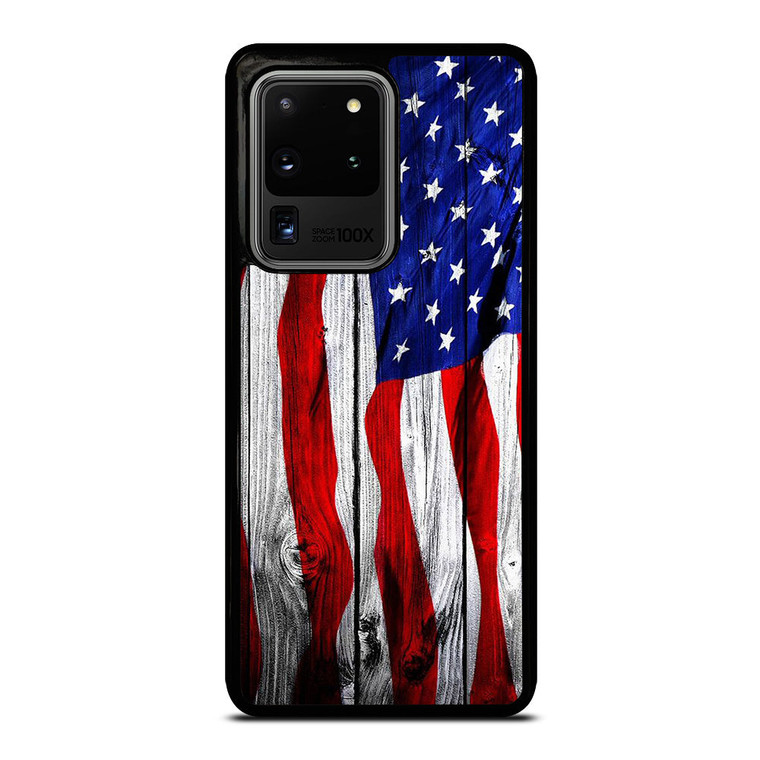 AMERICAN WOODEN Samsung Galaxy S20 Ultra Case Cover