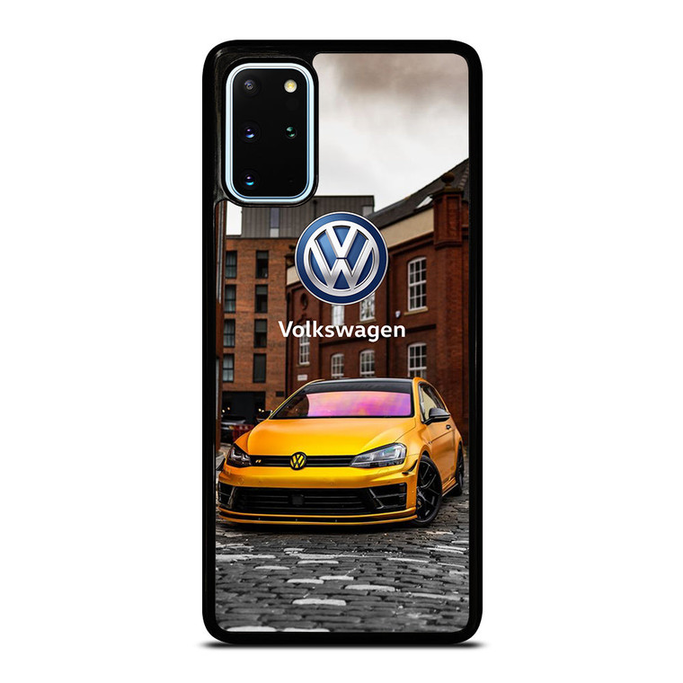 VW VOLKSWAGEN GTI CAR YEELOW Samsung Galaxy S20 Plus Case Cover